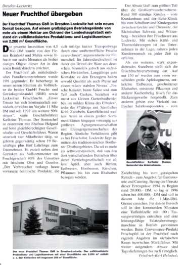 Fruchthandel Artikel 4 / 1997